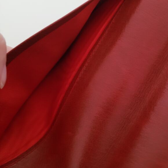 Celine Vintage Notbook Cover Notebook Book Case 4x6 Red Bifold Leather Italian - Picture 5 of 9